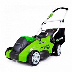 Газонокосилка аккумуляторная GreenWorks G40LM40K2X